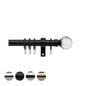 Universal Faceted 28mm Metal Pole Set