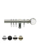 Universal Faceted 28mm Metal Pole Set
